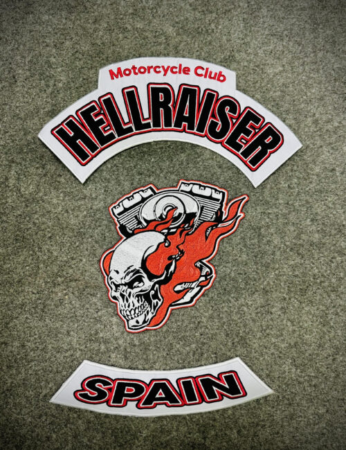 Rockers for biker jacket ( Emb Patches )